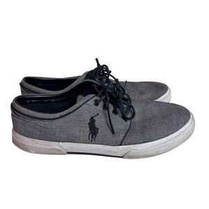 Polo Ralph Lauren Men's Canvas Casual Sneakers Size 12 D Outdoors Skater Preppy‎
